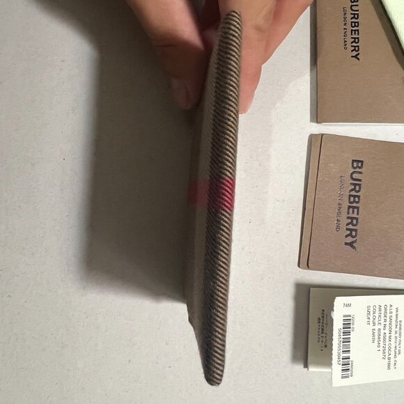 Burberry Sandon Canvas Check Slim Card Case - Picture 2 of 6